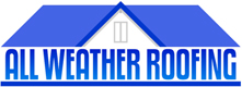 small all weather roofing logo